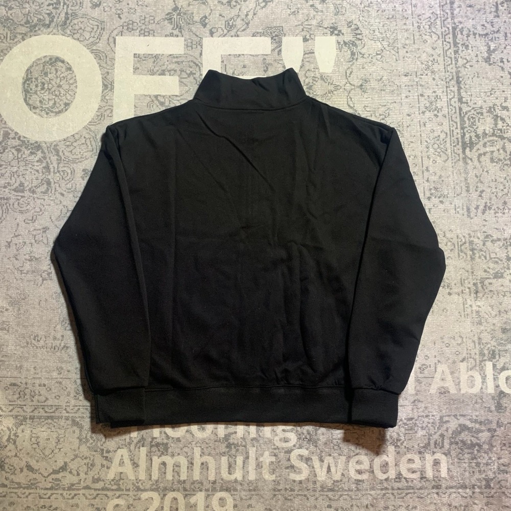 Alo Yoga Black Quarter Zip Pullover And Cuffed Jogger… - Gem